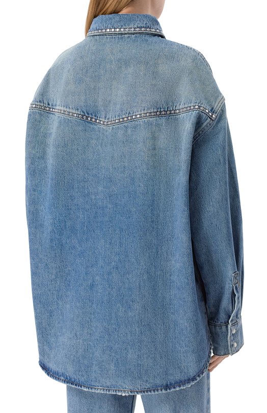 Джинсовая рубашка Ksubi WFA25SH003 Синий  WFA25SH003 Фото 4