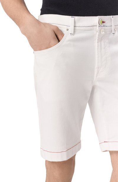 Джинсовые шорты nicolas JACOB COHEN, арт. 25E P/JUM_0M001 T02 S3848 L1, фото 5