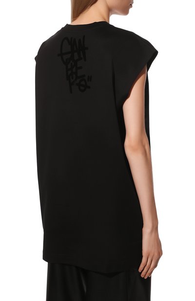 Хлопковая футболка DOLCE & GABBANA черного цвета по цене 65200 руб., арт. F8S85T/HU7H8, фото 4 Хлопковая футболка DOLCE & GABBANA, арт. F8S85T/HU7H8, фото 4