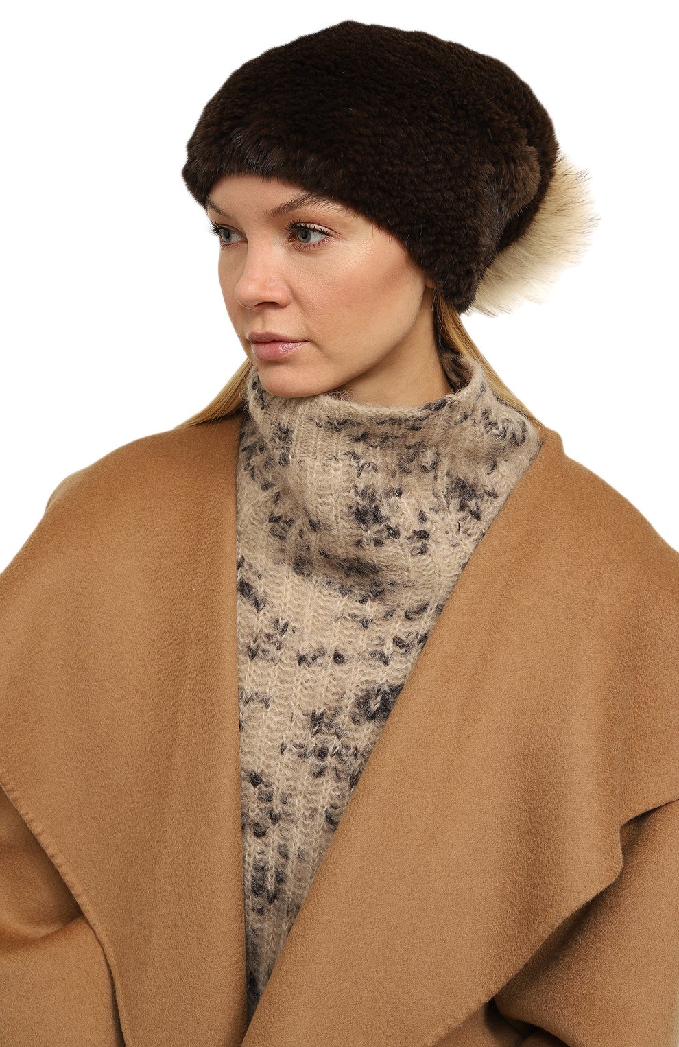 Меховая шапка из норки VICTORIA KUSENKOVA, арт. 050250004205, фото 2