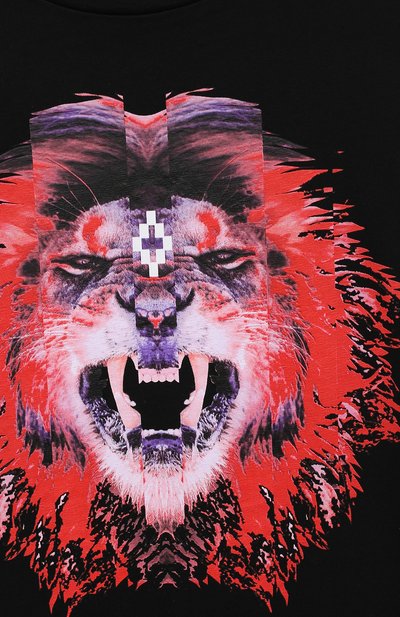 Хлопковая футболка MARCELO BURLON KIDS OF MILAN черного цвета по цене 12850 руб., арт. 20I/B/MB/1104/0010/8-14Y, фото 3 Хлопковая футболка MARCELO BURLON KIDS OF MILAN, арт. 20I/B/MB/1104/0010/8-14Y, фото 3