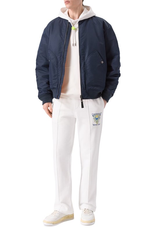 Хлопковые брюки Casablanca M-SP26-JTR-051-02 Белый  M-SP26-JTR-051-02 Фото 2