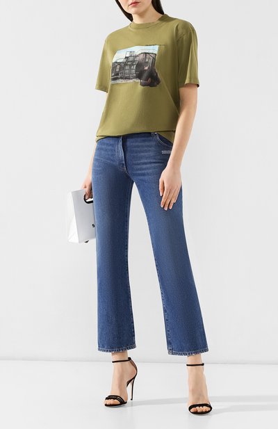 Хлопковая футболка OFF-WHITE, арт. 0WAA049S19D960804388, фото 2