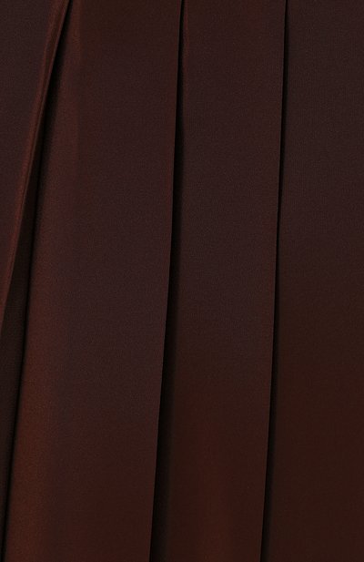 Однотонное шелковое платье со складками CHLOÉ, арт. CHC18WR036004, фото 5