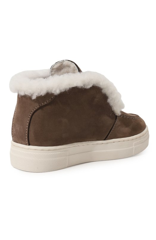 Замшевые слипоны Montelpare Tradition Хаки, фото 3