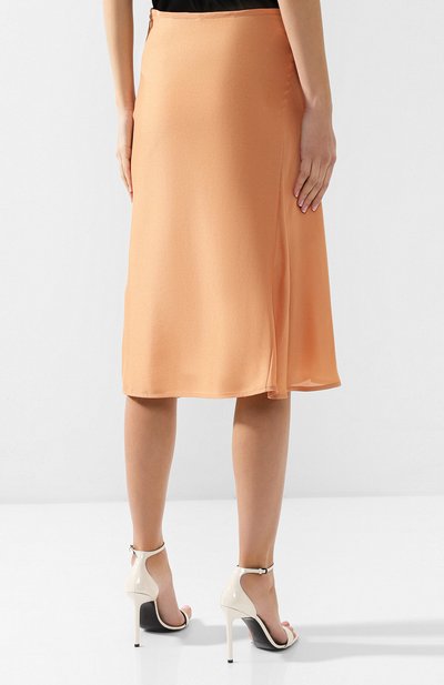 Шелковая юбка VICTORIA BECKHAM, арт. SK MID 3717 PSS19 W0VEN JERSEY, фото 4