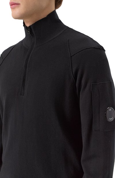 Хлопковый джемпер C.P. COMPANY, арт. 18CMKN083A004037A, фото 5