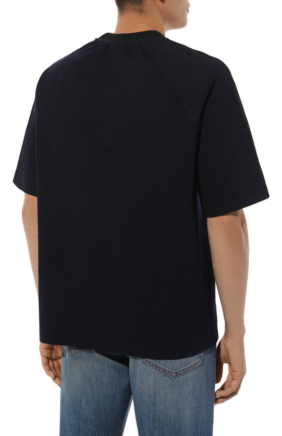 Хлопковая футболка FENDI, арт. FAF676/AN5T/F0RU7, фото 4