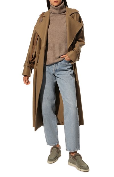 Замшевые ботинки open walk LORO PIANA, арт. FAG3602, фото 2