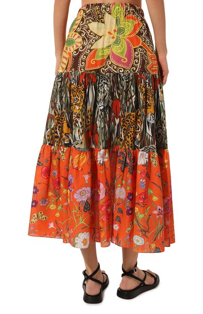 Хлопковая юбка GUCCI, арт. 577899 ZAB1R, фото 4