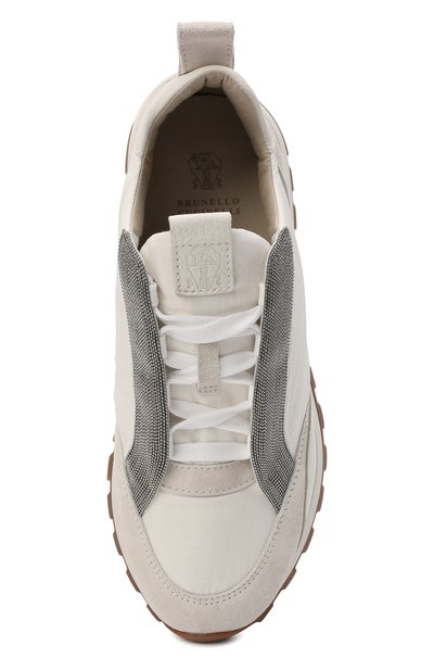 Комбинированные кроссовки BRUNELLO CUCINELLI, арт. MZSFG1561, фото 5