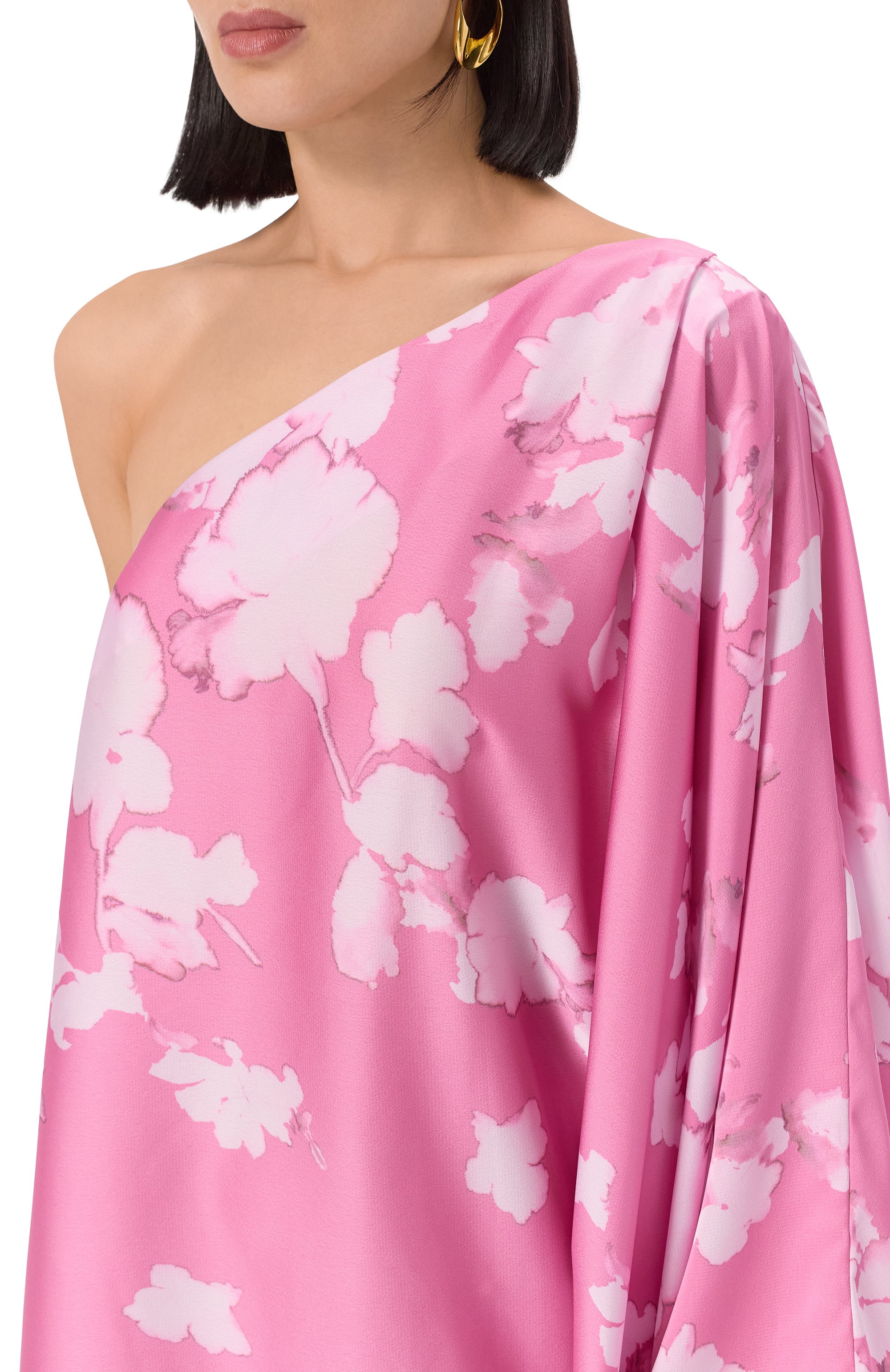 Атласное платье LIU JO розового цвета по цене 41390 руб., арт. CA5386TS872, фото 5 Атласное платье LIU JO, арт. CA5386TS872, фото 5