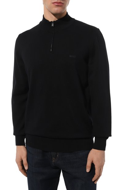 Хлопковый джемпер BOSS, арт. 50482631, фото 3