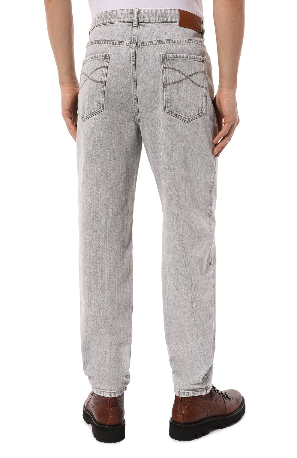 Джинсы loose fit BRUNELLO CUCINELLI, арт. MA095C3060, фото 4