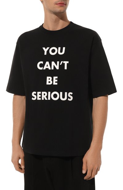 Хлопковая футболка MOSCHINO, арт. A0703/5244, фото 3