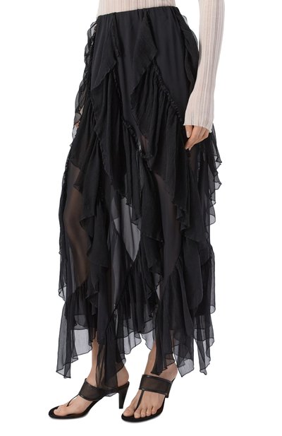 Шелковая юбка ISABEL BENENATO, арт. DW965S26, фото 3