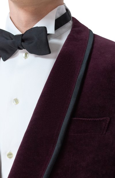 Бархатный смокинг STEFANO RICCI бордового цвета по цене 751000 руб., арт. S2RF4370B2/CTW01T, фото 5 Бархатный смокинг STEFANO RICCI, арт. S2RF4370B2/CTW01T, фото 5