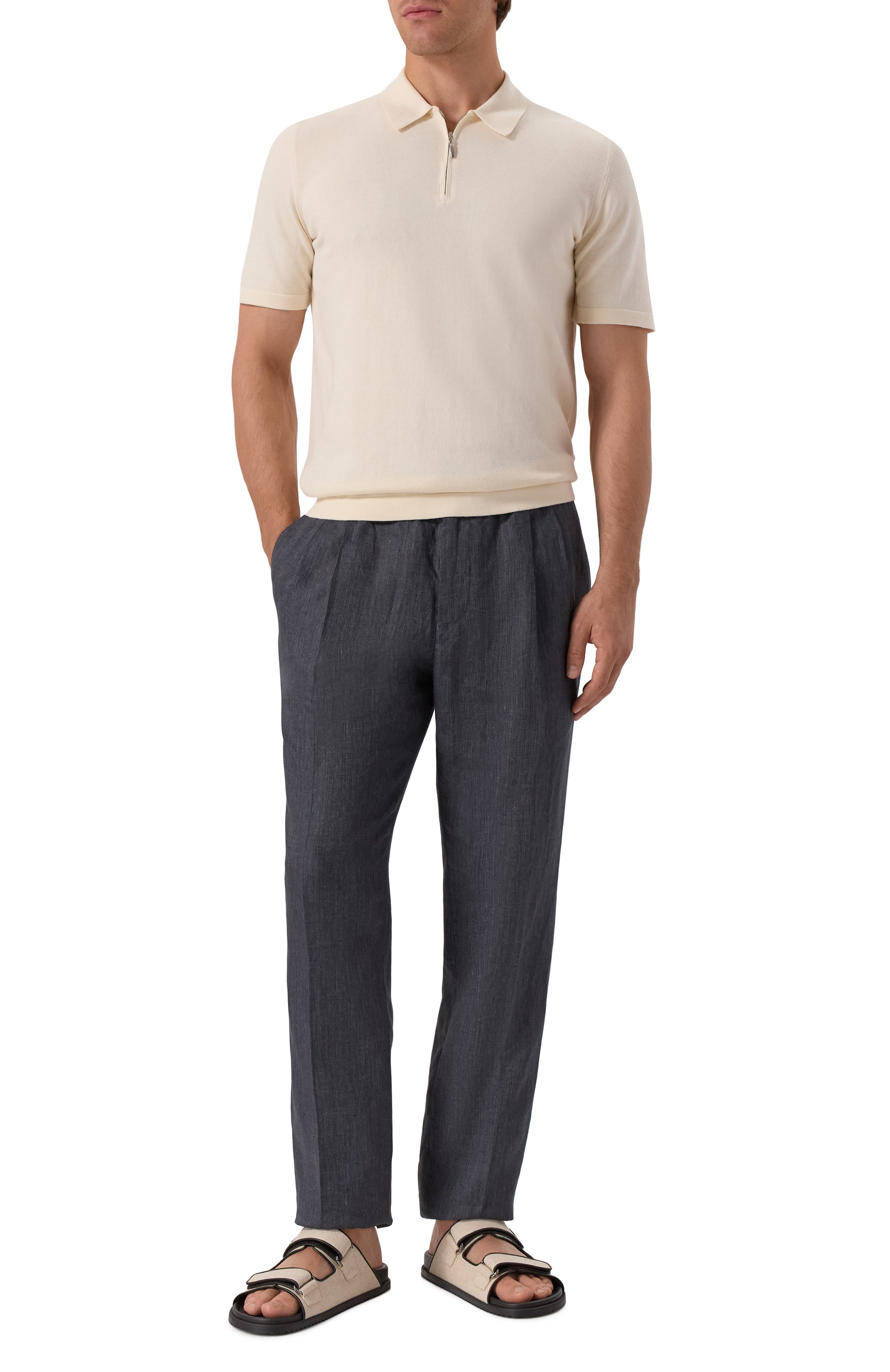 Текстильные шлепанцы DOLCE & GABBANA, арт. A80511/AD504, фото 2