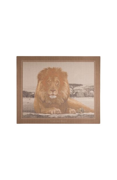 Кашемировое покрывало лев STEFANO RICCI, арт. MWA2500090/7435, фото 3