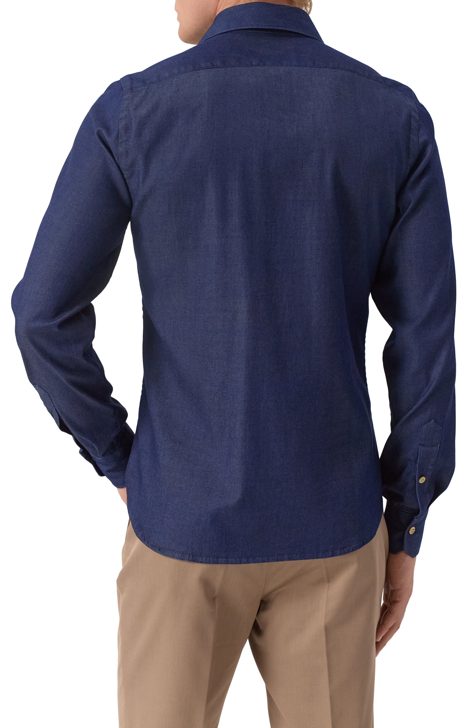 Хлопковая рубашка KITON, арт. UCWMH0904201, фото 4