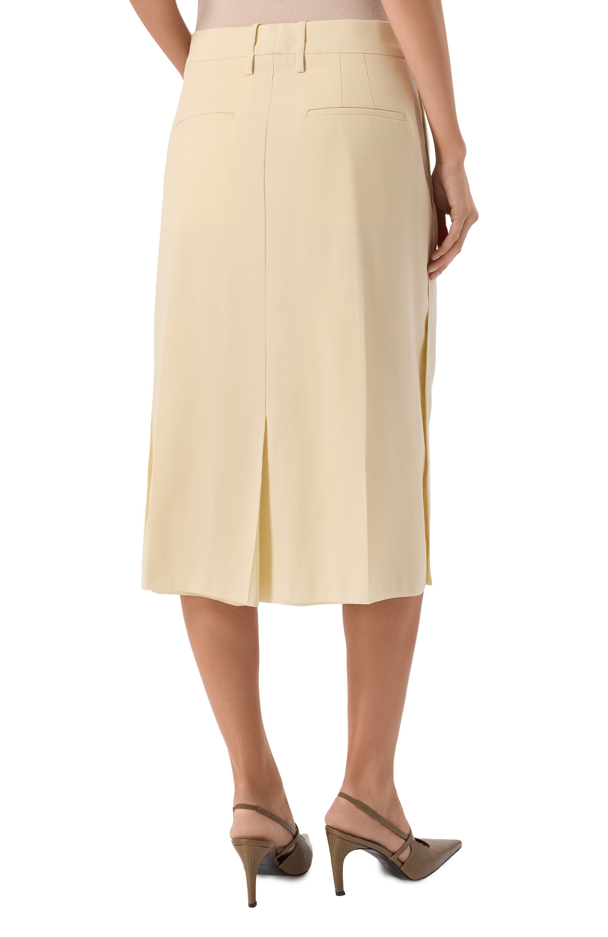 Шерстяная юбка JIL SANDER, арт. J01MA0165/J40171, фото 4