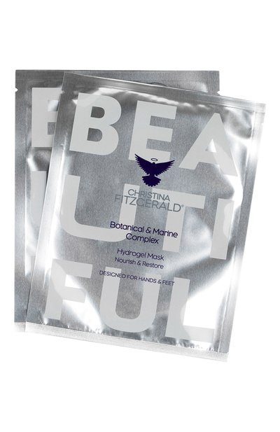 Гидрогелевые маска-патчи для рук beautiful botanical & marine complex hydrogel mask (2x20ml) CHRISTINA FITZGERALD, арт. 4660059368405, фото 1