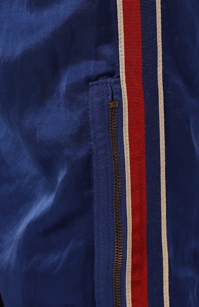Джоггеры из вискозы и льна GUCCI, арт. 576549 XDAQM, фото 5