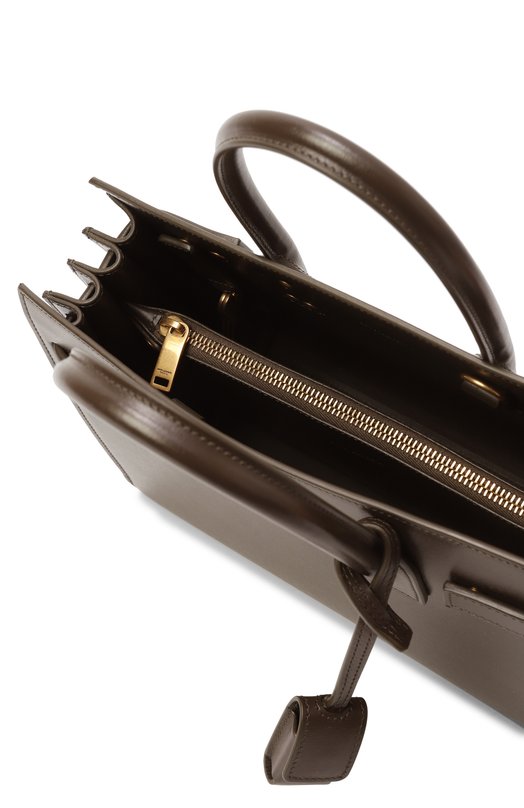 Сумка Sac de Jour baby Saint Laurent 421863/02G9W Коричневый  421863/02G9W Фото 5