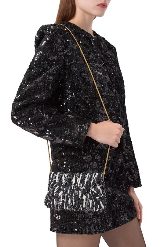 Клатч Dries Van Noten 011510-851-900 Чёрно-белый  011510-851-900 Фото 2