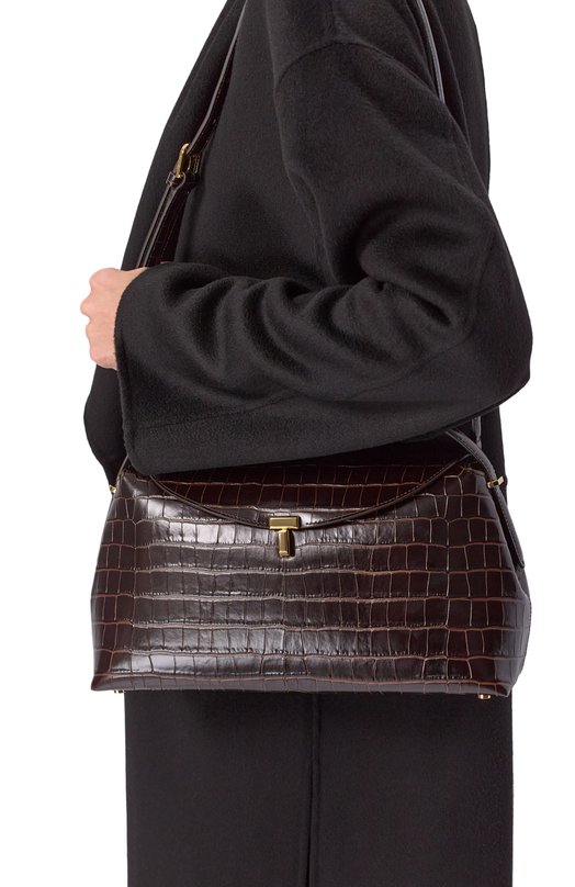 Сумка T-Lock TOTEME 243-WAL961-LE0076 Коричневый  243-WAL961-LE0076 Фото 2