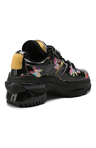 Кожаные кроссовки retro fit MAISON MARGIELA черного цвета по цене 111000 руб., арт. S39WS0037/P2601, фото 4 Кожаные кроссовки retro fit MAISON MARGIELA, арт. S39WS0037/P2601, фото 4