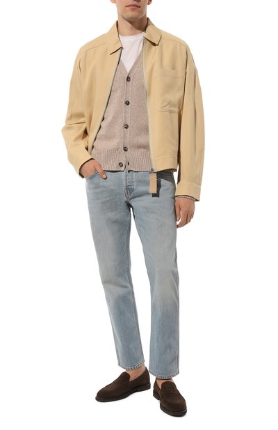 Джинсы GUCCI голубого цвета по цене 86150 руб., арт. 681289/XDBQ5, фото 2 Джинсы GUCCI, арт. 681289/XDBQ5, фото 2