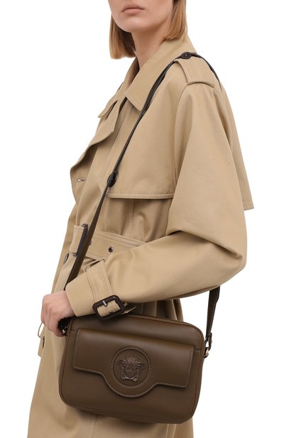 Сумка la medusa VERSACE хаки цвета по цене 120000 руб., арт. DBFI046/DVIT3T, фото 2 Сумка la medusa VERSACE, арт. DBFI046/DVIT3T, фото 2