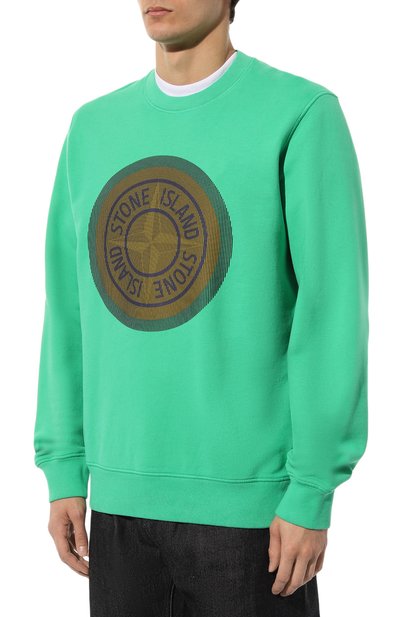 Хлопковый свитшот STONE ISLAND, арт. 751563086, фото 3
