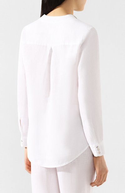 Льняная блузка 120% LINO, арт. R0W1357/B317/002, фото 4