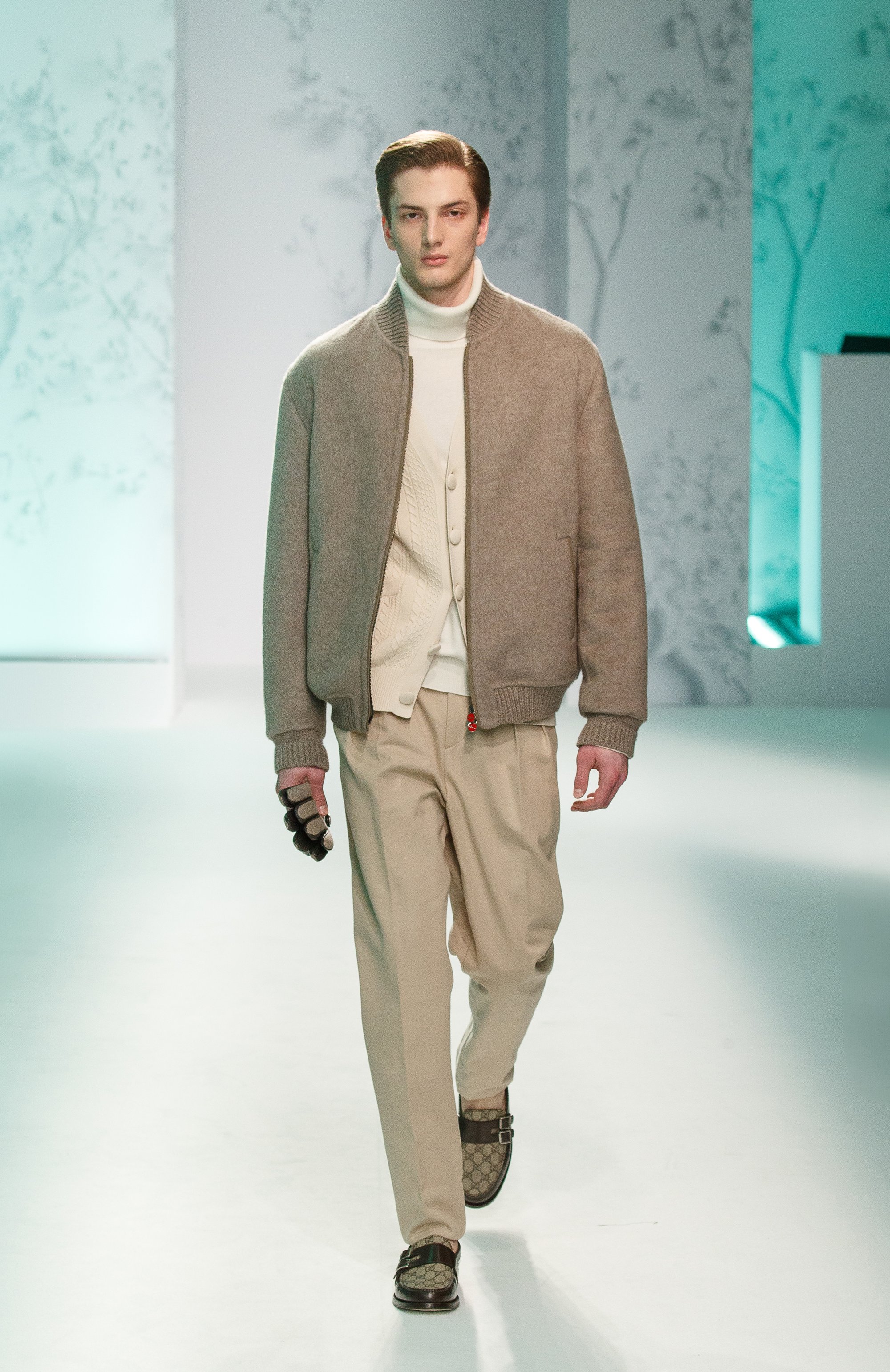 Брюки из хлопка и шерсти BRUNELLO CUCINELLI, арт. ME262M5030, фото 7