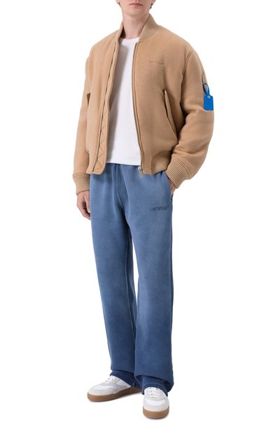 Хлопковые брюки OFF-WHITE, арт. 0MCH05AF25FLE005, фото 2