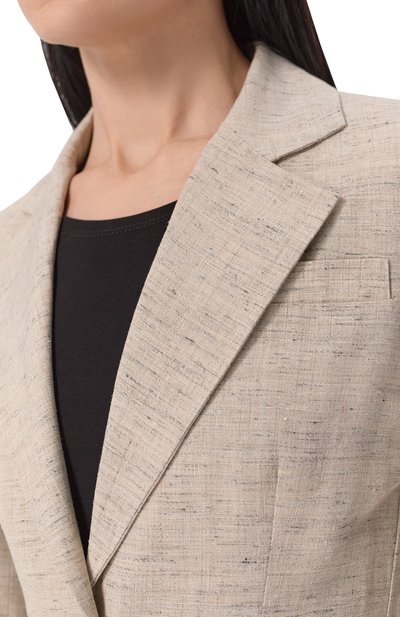 Жакет из вискозы и льна ERIKA CAVALLINI, арт. P5S006, фото 5