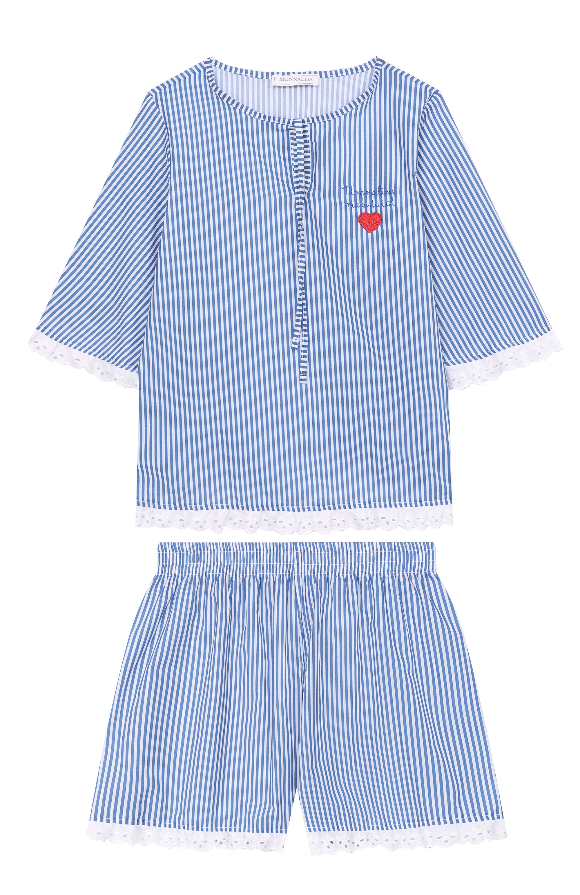 Комплект из топа и шорт MONNALISA, арт. 19G501, фото 1