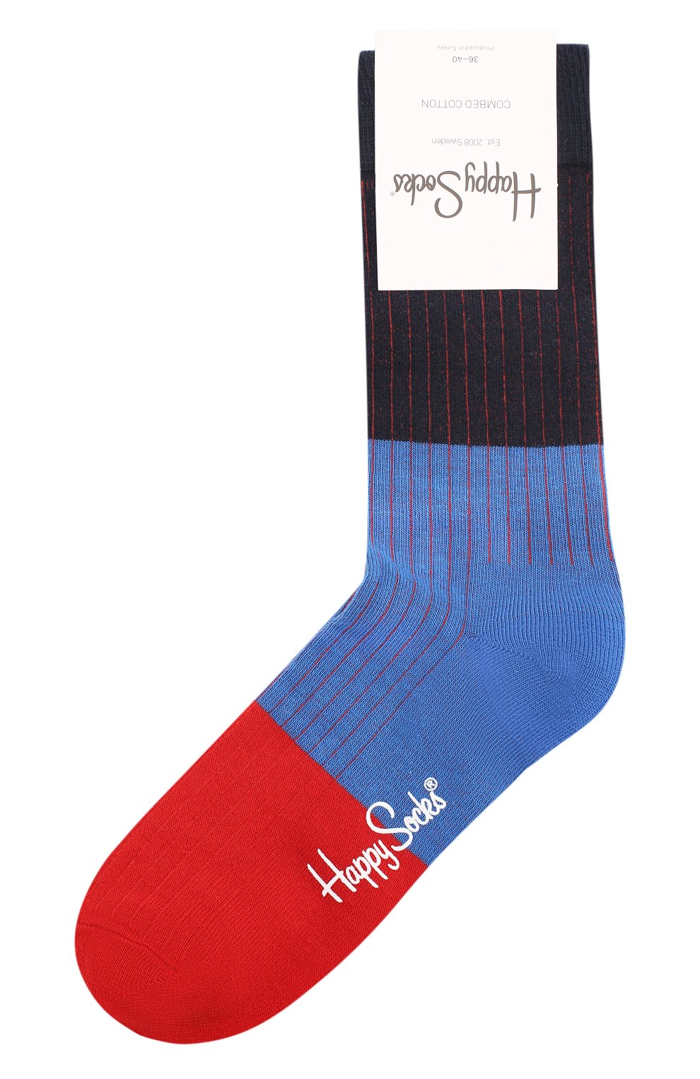 Носки block rib sock HAPPY SOCKS, арт. BLR01, фото 1