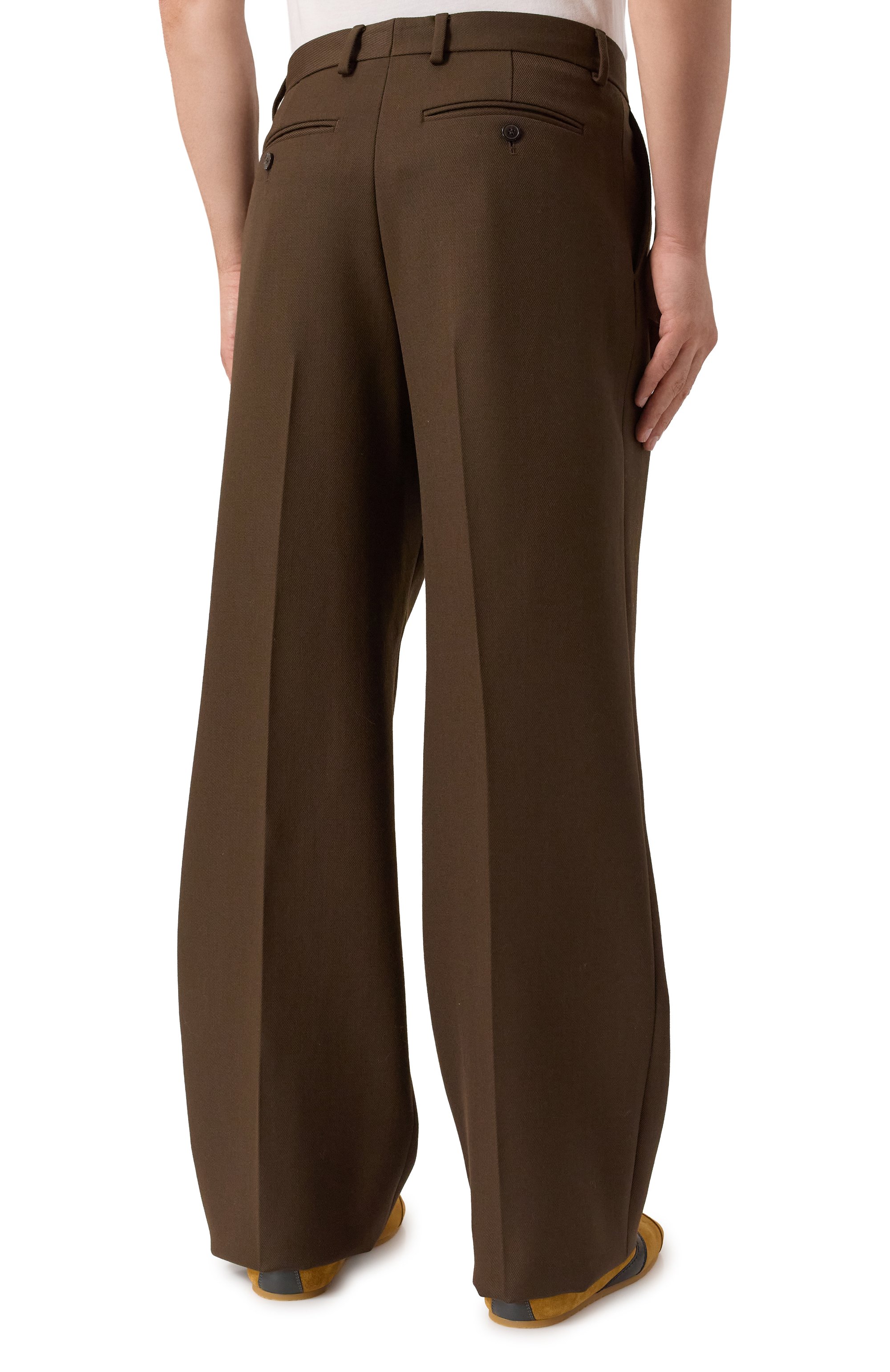 Шерстяные брюки DRIES VAN NOTEN, арт. 020900-2045-705, фото 4