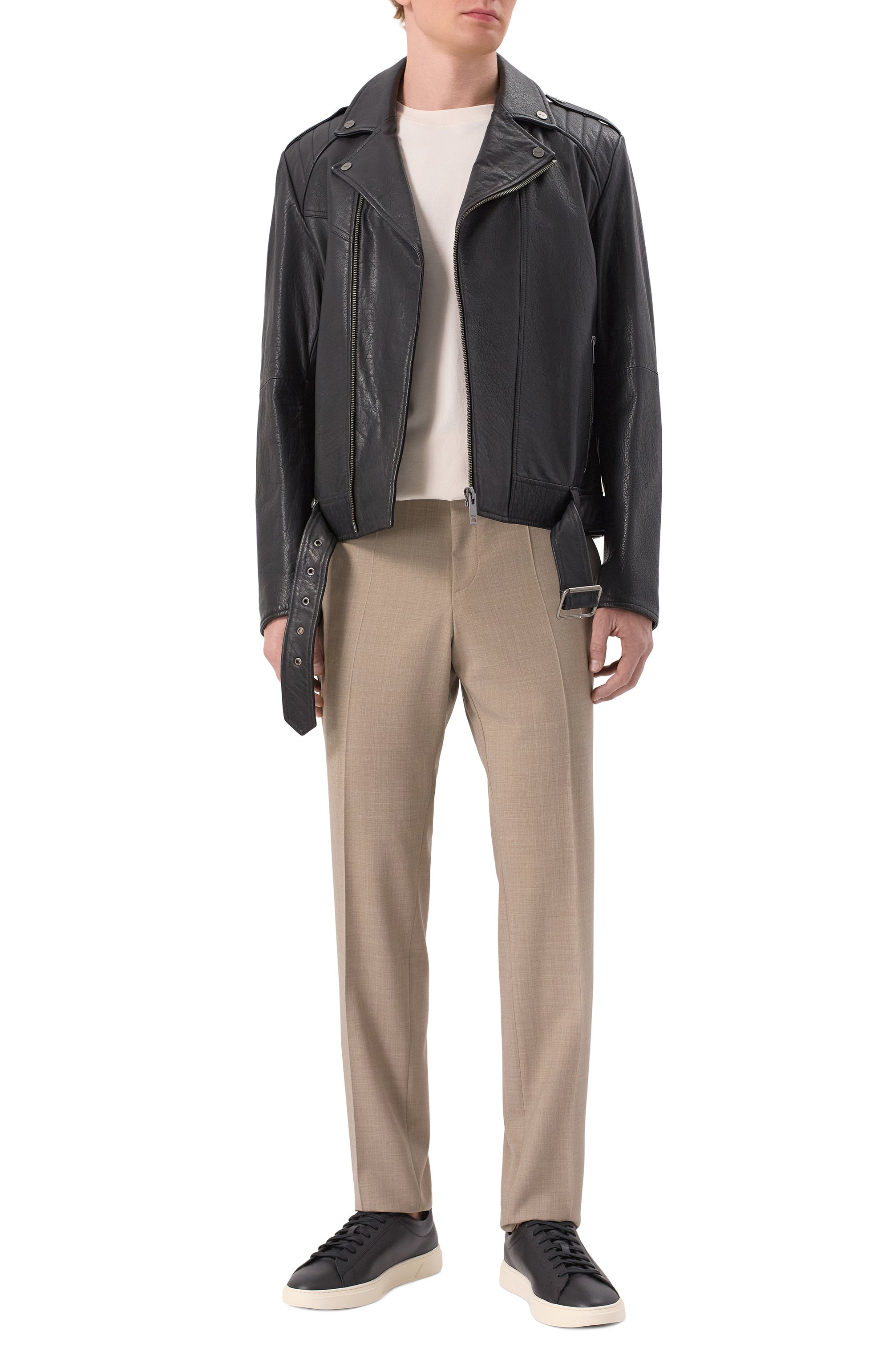 Кожаные кеды kieran BOSS, арт. 50536480, фото 2