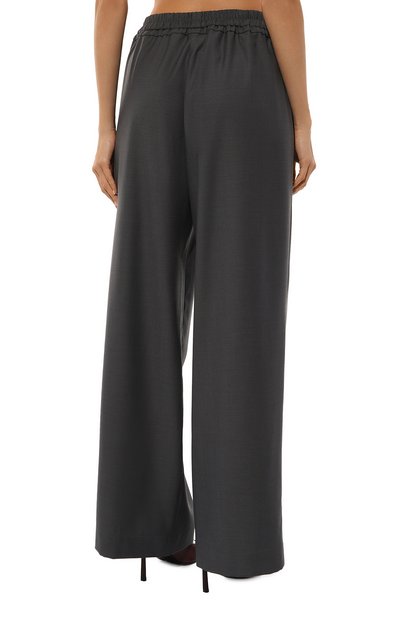 Шерстяные брюки JM STUDIO серого цвета по цене 25970 руб., арт. FW242505, фото 4 Шерстяные брюки JM STUDIO, арт. FW242505, фото 4