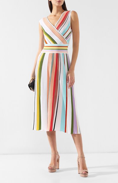 Хлопковое платье MISSONI разноцветного цвета по цене 89950 руб., арт. MDG00220/BK0485, фото 2 Хлопковое платье MISSONI, арт. MDG00220/BK0485, фото 2