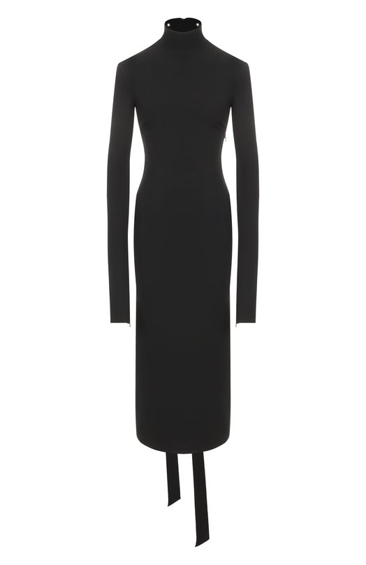 Платье из вискозы Balenciaga 831198/TNV08 Чёрный 831198/TNV08