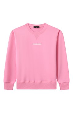 Мужского хлопковый свитшот DSQUARED2 розового цвета, арт. DQ2739/D0094 | Фото 1 (Региональные ограничения белый список (Axapta Mercury): Не проставлено; Нос: Не проставлено; Девочки Кросс-КТ: Свитшот-одежда; Материал внешний: Хлопок; Ростовка одежда: 8 лет | 128 см, 10 - 11 лет | 140 - 146см, 6 лет | 116 см, 13 - 15 лет | 158 см, 16 лет | 164 см)