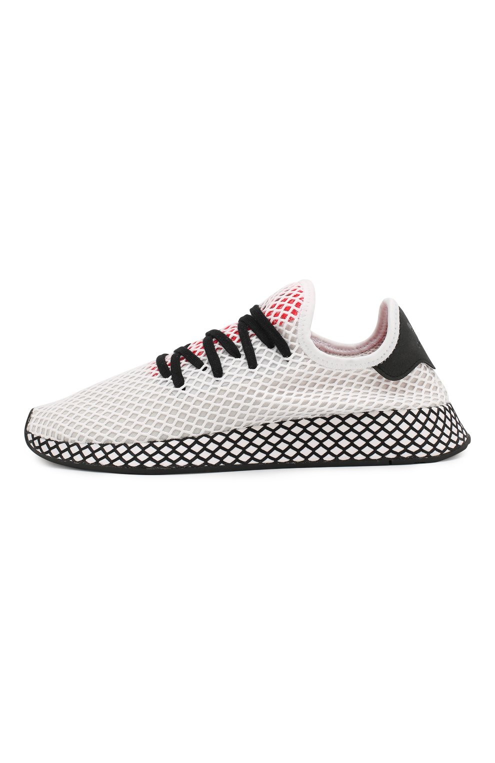 Текстильные кроссовки deerupt runner ADIDAS ORIGINALS белого цвета по цене 6350 руб., арт. DB2686, фото 3 Текстильные кроссовки deerupt runner ADIDAS ORIGINALS, арт. DB2686, фото 3