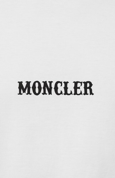 Хлопковая футболка circus 7 moncler frgmt hiroshi fujiwara MONCLER GENIUS белого цвета по цене 32500 руб., арт. 8C000-03-M2353, фото 5 Хлопковая футболка circus 7 moncler frgmt hiroshi fujiwara MONCLER GENIUS, арт. 8C000-03-M2353, фото 5