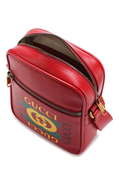 Кожаная сумка-планшет с логотипом бренда GUCCI, арт. 523591/0QSAT, фото 4