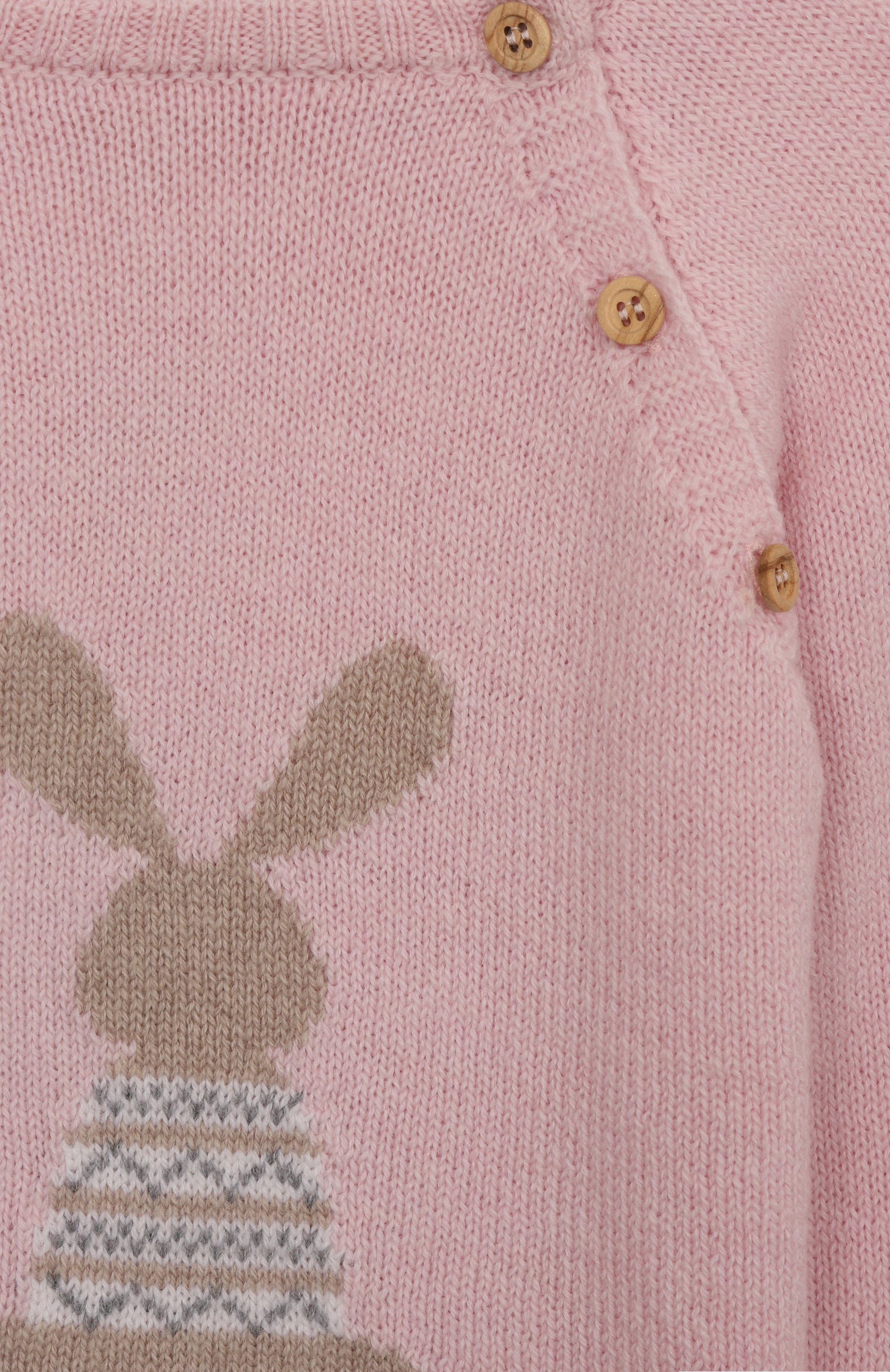 Комплект из пуловера и брюк BABY T розового цвета по цене 19950 руб., арт. 25AI150C/18M-36M, фото 6 Комплект из пуловера и брюк BABY T, арт. 25AI150C/18M-36M, фото 6